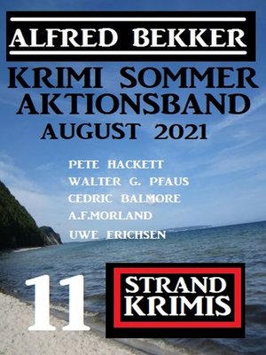 cover image of Krimi Sommer Aktionsband August 2021